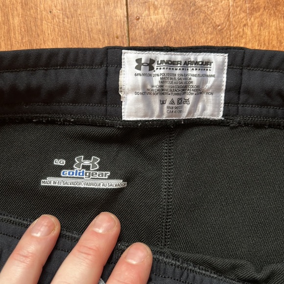 New w/o Tags Mens Under Armour Coldgear Base Layer Bottoms, Mens size L - Picture 3 of 3